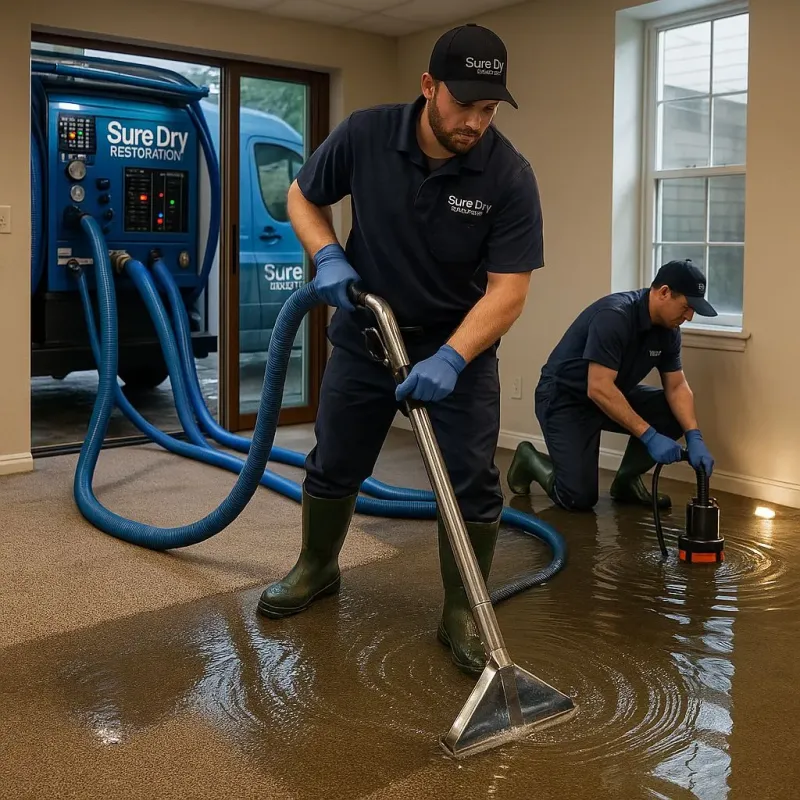 Water Extraction and Removal process in West Sand Lake, NY